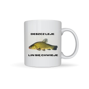 Kubek prezent - Deszcz leje, lin się chwieje