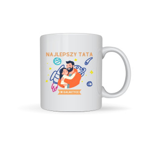 Kubek prezent na dzień ojca - Najlepszy tata w galaktyce