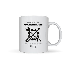 Kubek prezent na dzień ojca - Tata Mechanik