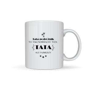 Kubek prezent na dzień ojca - Tata Podróżnik