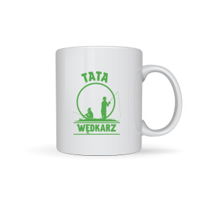 Kubek prezent na dzień ojca - Tata Wędkarz