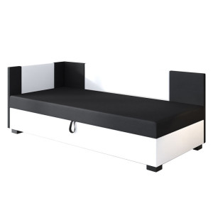 Axel – Schlafsofa mit Kopf- und Seitenteil und Bettkasten