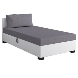 Pola mit Kopfteil – Schlafsofa und Bett mit Bettkasten