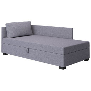 Pola – Schlafsofa mit Kopf- und Seitenteil und Bettkasten