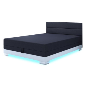Torin 140x200 Graphit – Polsterbett mit Bettkasten