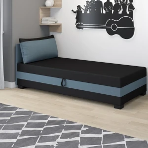 Couch 110x200 Ilia Einzel Jugendbett mit Kissen
