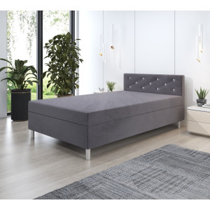 Princess 80x200 mit Kopfteil – Schlafsofa und Bett mit Bettkasten