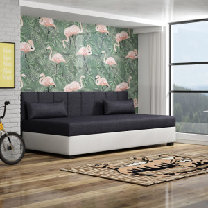 Ron mit Seitenteil – Schlafsofa und Bett mit Bettkasten