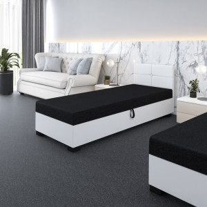 Dylan mit Kopfteil – Schlafsofa und Bett mit Bettkasten