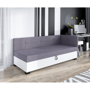 Dylan – Schlafsofa mit Kopf- und Seitenteil und Bettkasten