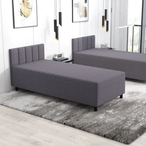 Einzelbett 100x200 Couch mit Matratze Leo