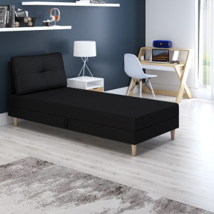 Lars mit Kopfteil – Schlafsofa und Bett mit Bettkasten