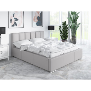 Zoe – Polsterbett mit Bettkasten und Lattenrost