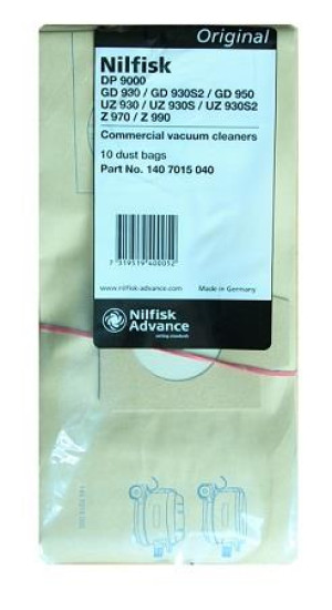 Nilfisk Gd 930, Uz 930 Støvsugerposer - Original - 10 Stk.