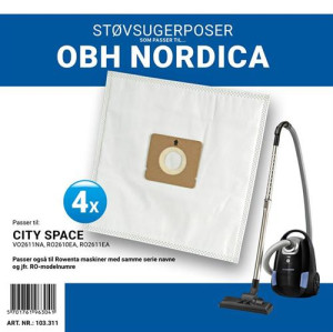 OBH Nordica City Space Vo2611na Støvsugerposer