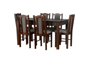 Stół do jadalni W1 + 6 krzeseł model 3