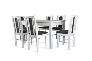 Stół do jadalni W2 z krzesłami model 3