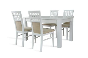 Stół do salonu W1 + 4 krzesła model 23