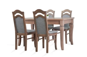 Stół do salonu W1 + 4 krzesła model 37