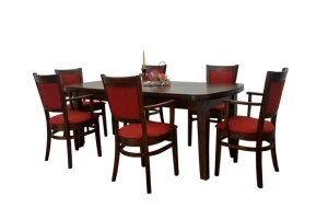 Stół do salonu W4 z krzesłami model 74P