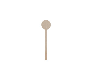 Mieszadełko drewniane 15 cm, okrągłe z miejscem na logo, op.500 sztuk