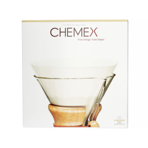 Chemex Bonded Filters Unfolded Circles filtry papierowe okragłe 6, 8, 10 filiżanek