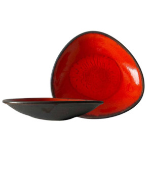 Talerz głęboki 27cm KERA Delta, kolor rubin
