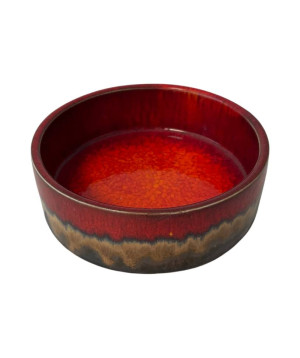 Miska z rantem 14cm Arondi Kera, kolor rubin