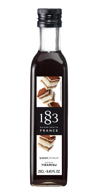 Syrop 1883 Routin Tiramisu, szklana butelka 250ml