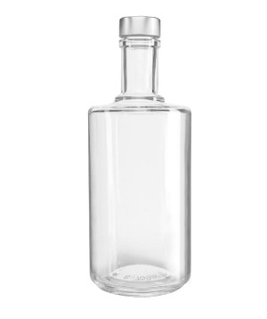 Butelka szklana z zakrętką (GPI) BRASS 500ml, okrągła