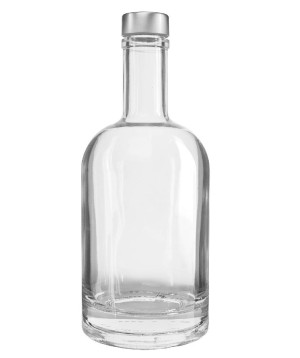 Butelka szklana z zakrętką (GPI) DAFT 700ml, okrągła, grube dno