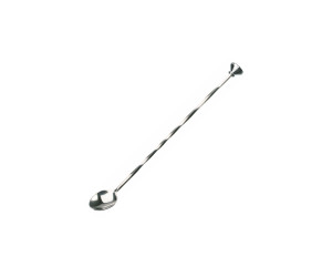 Łyżka barmańska ze stopką do rozgniatania 27,5cm