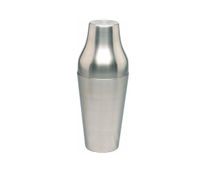 Shaker 2-częściowy, matowe wykończenie, 400ml, stal nierdzewna 18/10