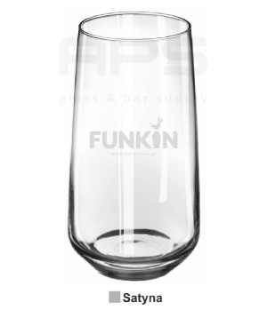 PROMOCJA_Szklanka wysoka London z logo Funkin 450ml
