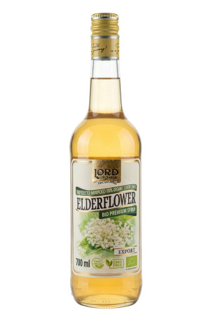 Syrop z Kwiatu Bzu (Elderflower) Premium BIO Lord of Taste 700ml