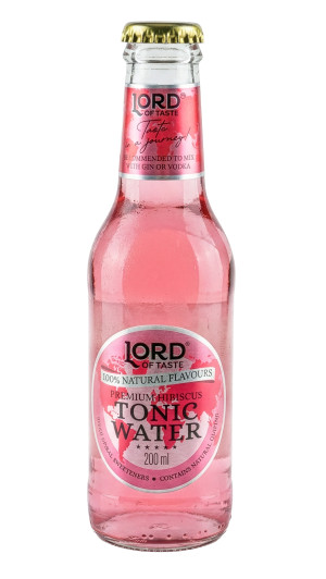 Lord of Taste, Premium Hibiscus Tonic Water, napój butelka 200ml