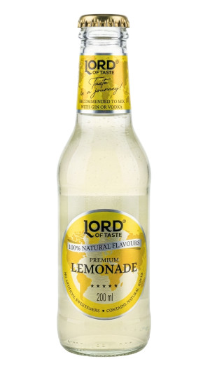 Lord of Taste, Premium Lemonade (lemoniada klasyczna), napój butelka 200ml