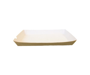 Tacka 140x240x36mm, karton biało- brązowy, op.100 sztuk