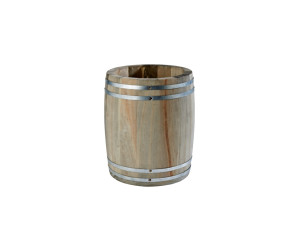 Beczułka na sztućce/przybory Country Style, drewniana, średnica: 11,5cm, wysokość: 14cm