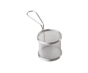 Koszyczek do serwowania potraw, śr. 8 cm, stal nierdzewna