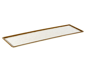 Talerz z melaminy APS STONE ART GN 2/4, 53x16,2cm (ze stopkami antypoślizgowymi)
