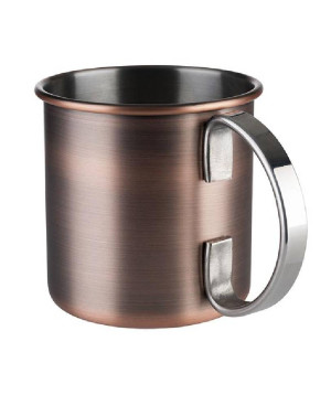 Kubek do Moscow Mule APS Barrel 500ml, kolor miedziany antique