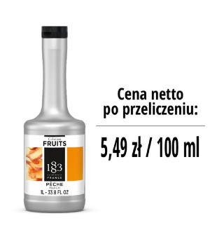 Puree Owocowe 1883 Routin Brzoskwinia 1L