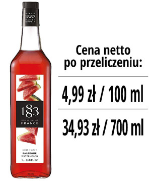 Syrop 1883 Routin Arbuz, szklana butelka 1L