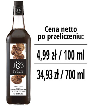 Syrop 1883 Routin Ciastko Czekoladowe, szklana butelka 1L
