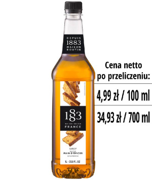 Syrop 1883 Routin Piernik, plastikowa butelka PET 1L