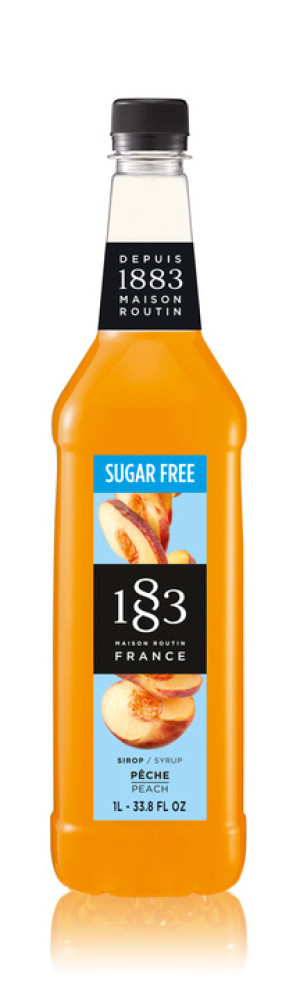 Syrop 1883 Routin Brzoskwinia Sugar Free, plastikowa butelka PET 1L