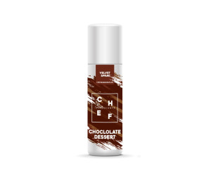 Barwnik zamszowy w sprayu Chef Ingredients (Velvet Spray) - czekolada deserowa 250ml