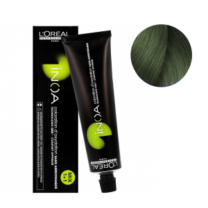 L'Oréal Professionnel Inoa Green | Bezamoniakowa trwała farba do włosów - booster zielony 60g