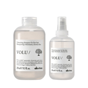 Davines Volu | Szampon nadający objętość do włosów cienkich i pozbawionych objętości 250ml + Mgiełka nadająca objętość do włosów cienkich i wiotkich 250ml zestaw